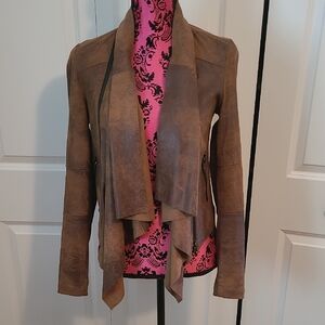 Dex Women's Brown Suede Blazer